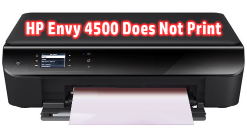 HP Envy 4500 Does Not Print