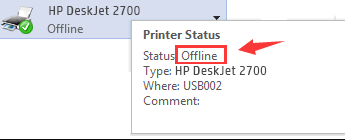 Preparatory Checks before Troubleshooting HP 2700 Printer Offline Issue